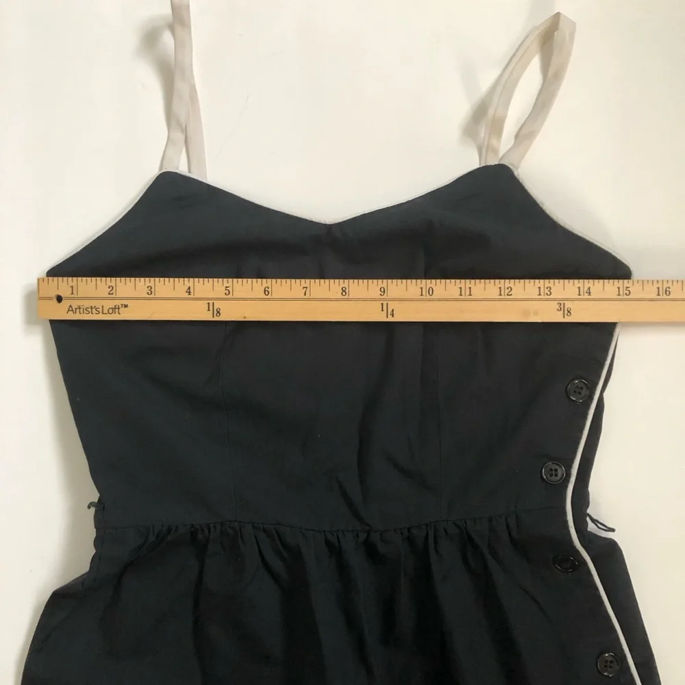 Vintage 70s Women’s Ronda Roy black and white button up sun dress size XS - Picture 11 of 16